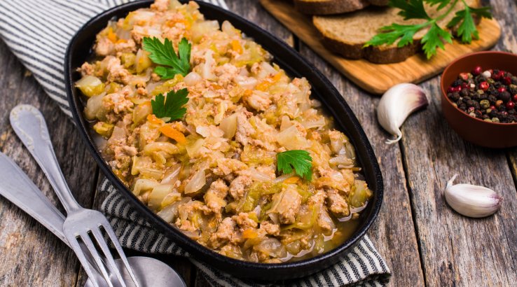 Ліниві голубці шарами