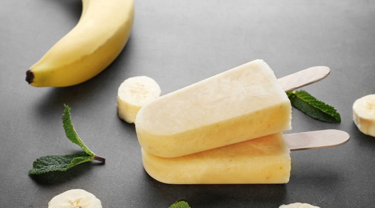 Домашнє бананове морозиво з молоком