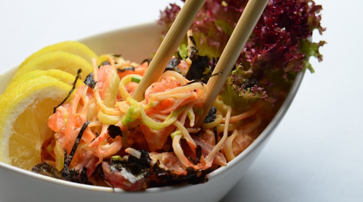 Крабові палички з грибами