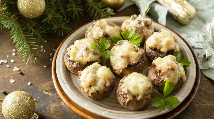 Фаршировані печериці