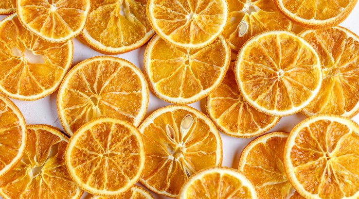 сушені апельсини для декору