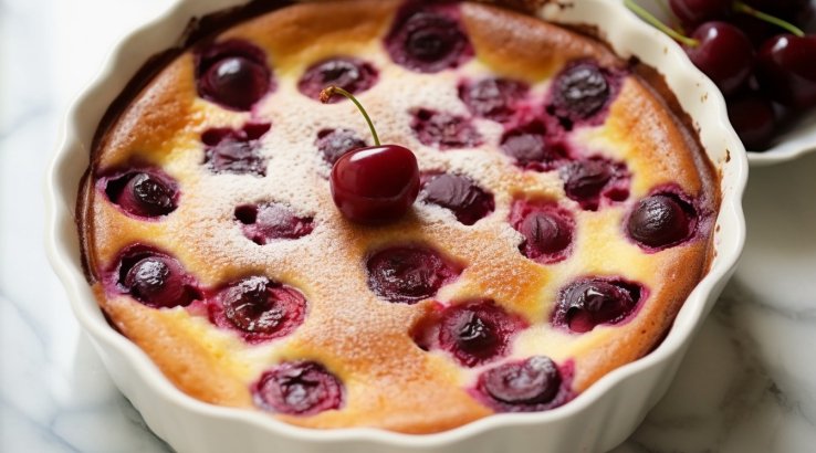 Пудинг з вишні