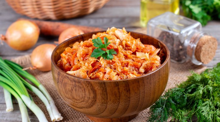 Бігос з індичкою