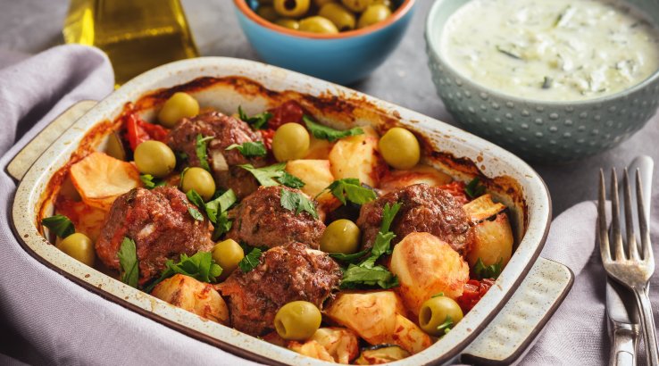 Тефтели по-гречески — рецепт