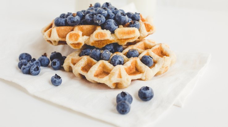 Сирні вафлі на кефірі