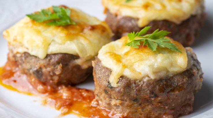 Котлети «Польські Татри» під сирною шапкою