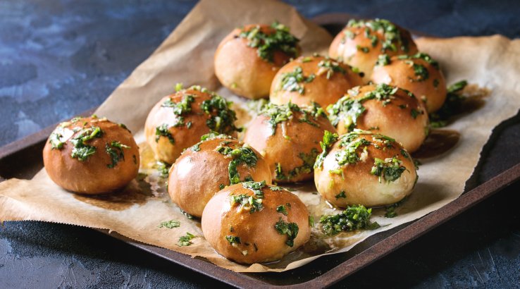 Пампушки з капустою на кефірі