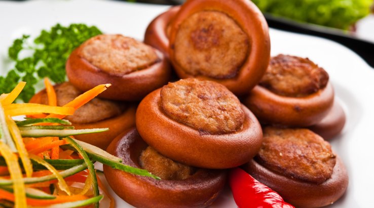 Бублики з фаршем