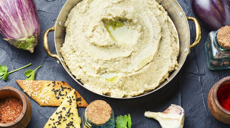 бабагануш из баклажанов