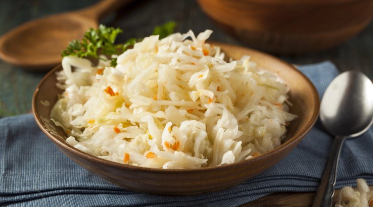 Квашена капуста з медом і кмином