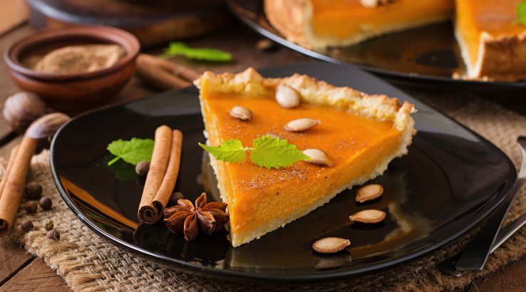 Кіш з гарбузом