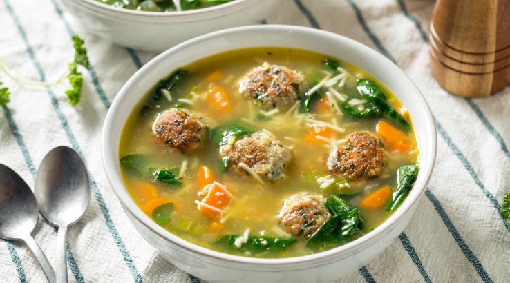 Суп з фрикадельками