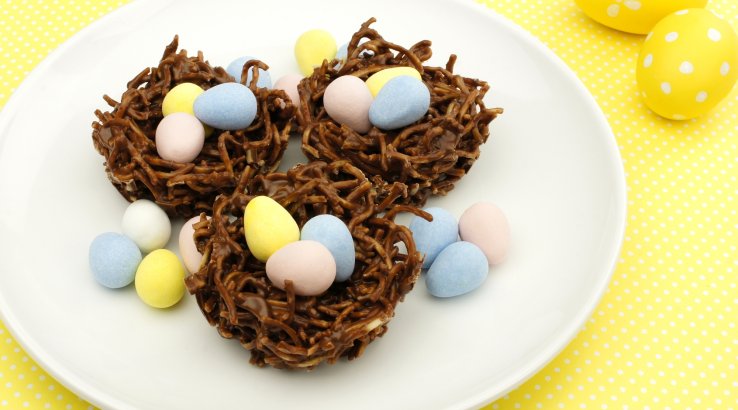 Великодні «Шоколадні гнізда»