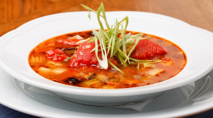 Рибний суп із томатами