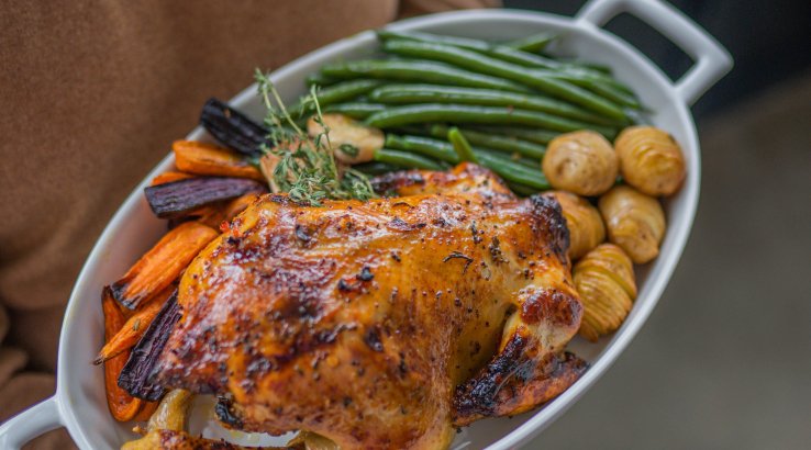 Запечена курка