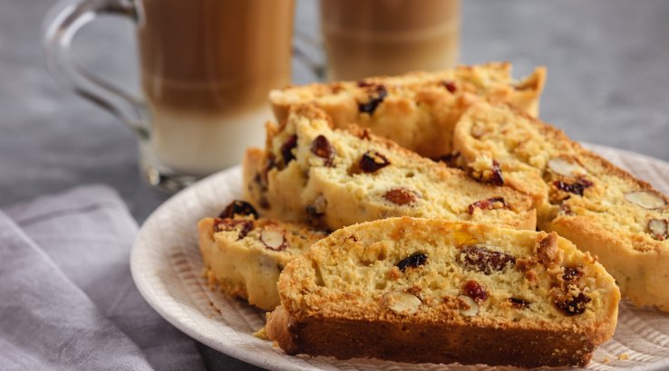 біскотті з журавлиною