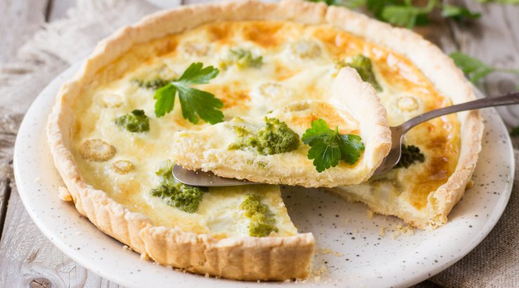 Тарт з цвітною капустою під сиром