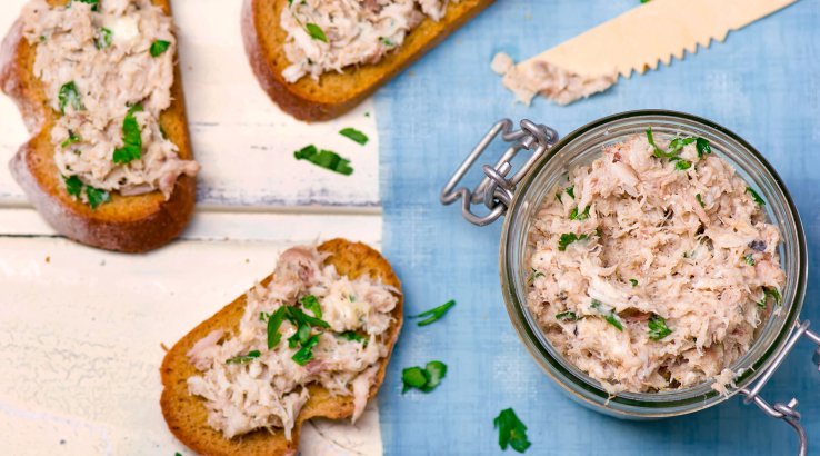 намазка на хліб із сардинами