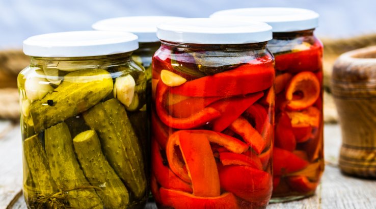 Маринований перець з кропом