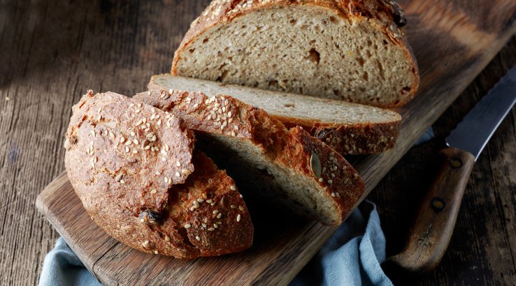 Домашній хліб зі шпинатом