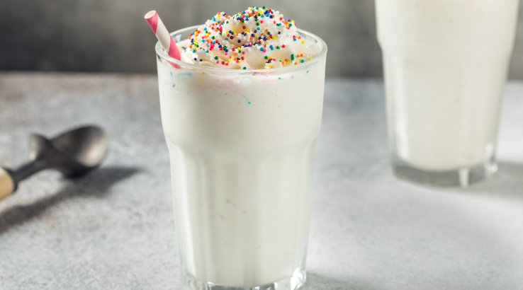 Ванільний молочний коктейль