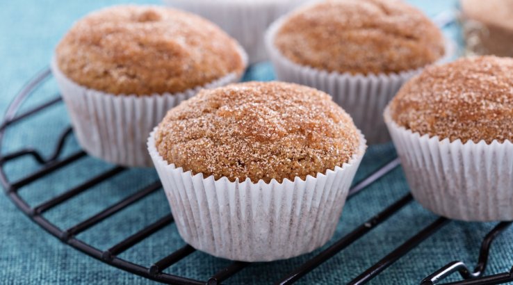 Мафіни з прянощами і цукровою пудрою