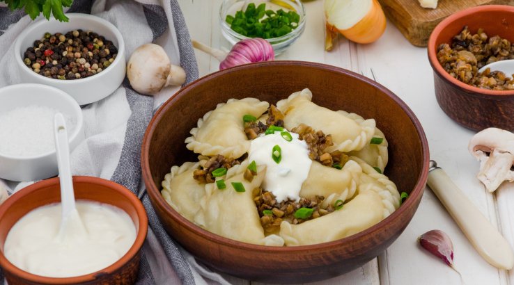 Вареники з бринзою