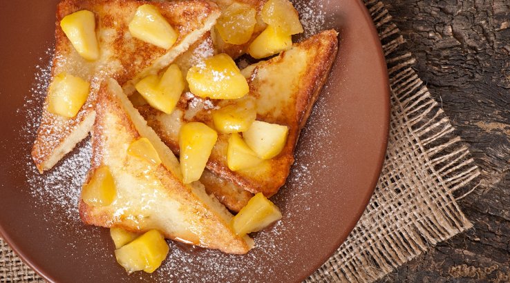 Сендвіч із карамелізованими яблуками