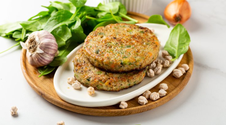 Нутові млинці зі шпинатом