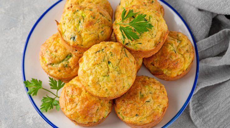 Сирні кекси з кабачком