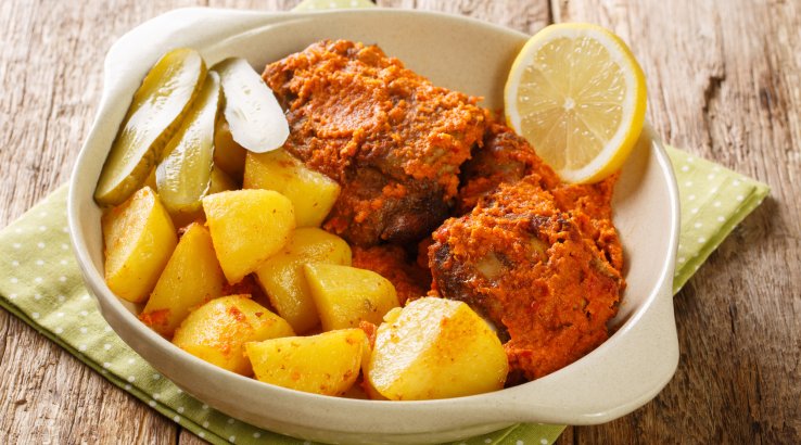 Картопля в мікрохвильовій печі