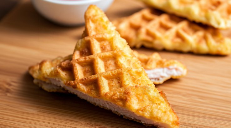 Вафлі з фаршем