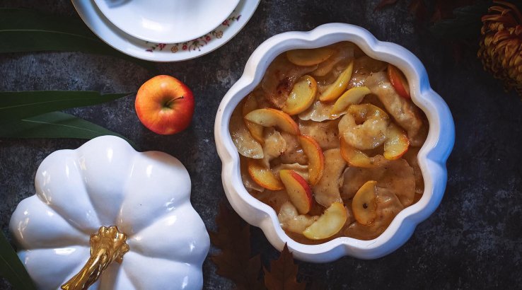 вареники з яблуками