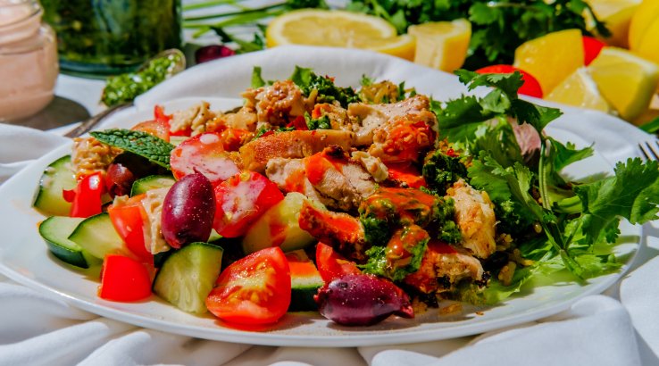 Салат «Лінива шаурма»