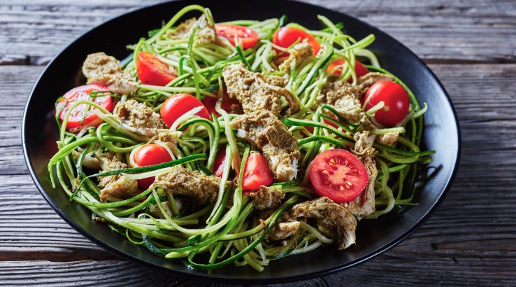 Кабачкова паста з куркою