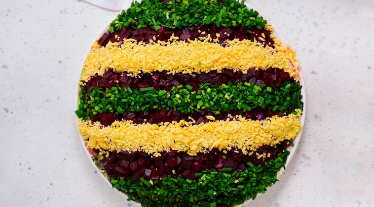 Оселедець під периною