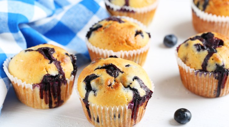 Мафіни із чорницею