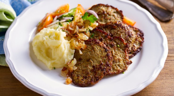 Оладки з картоплі і печінки