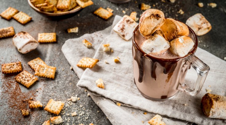 Молочний коктейль із підсмаженим зефіром