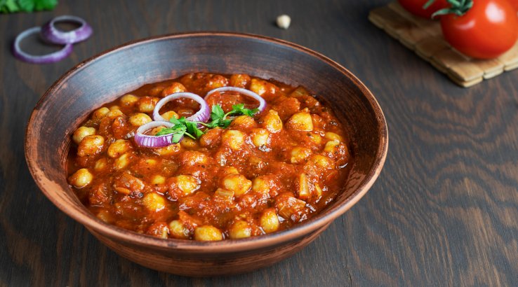 Индийский карри с нутом