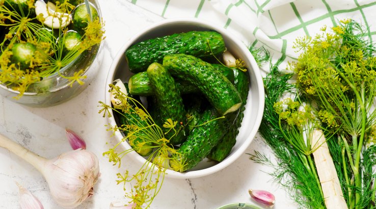 Прості малосольні огірки в банці