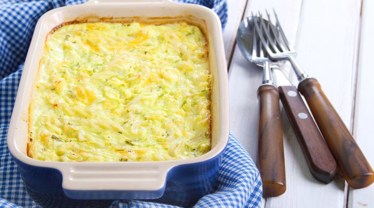 Диетическая запеканка из кабачков