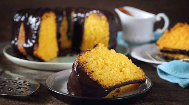 морковный кекс с шоколадом