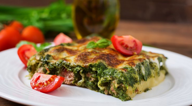 Канелоні  з яловичиною та сиром