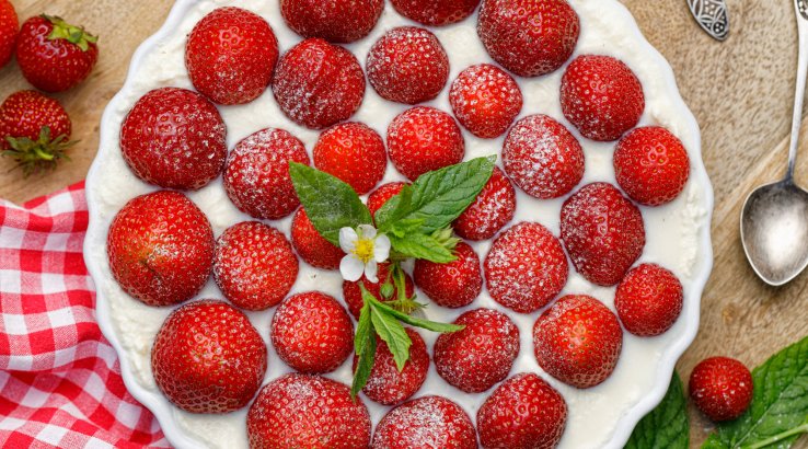 Полуничний тарт