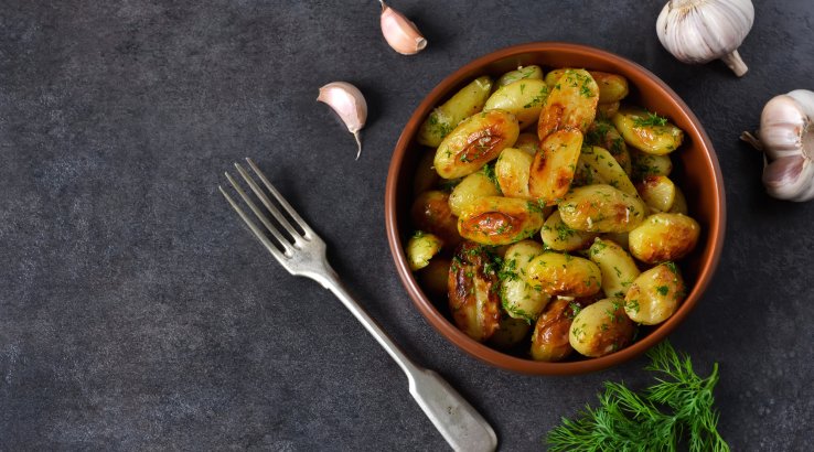 Смажена молода картопля