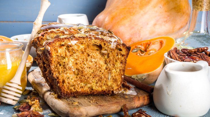 Тыквенный хлеб с орехом пекан