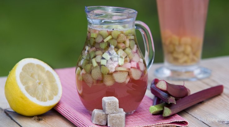 Квас з ревеня