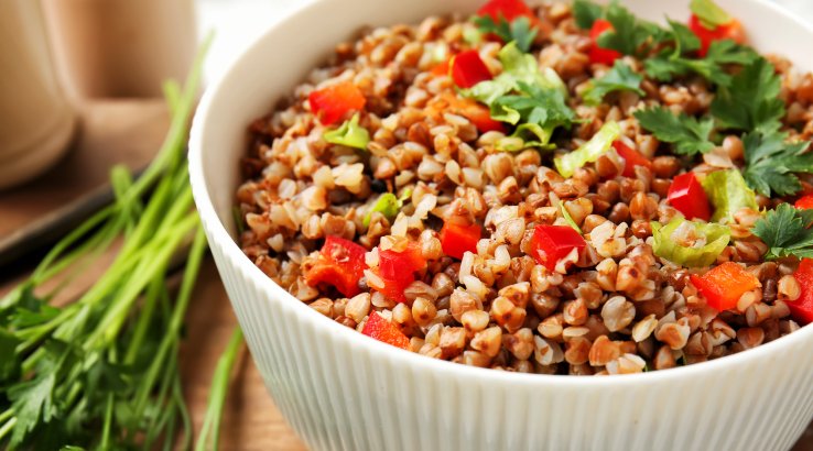 Гречана каша з овочами