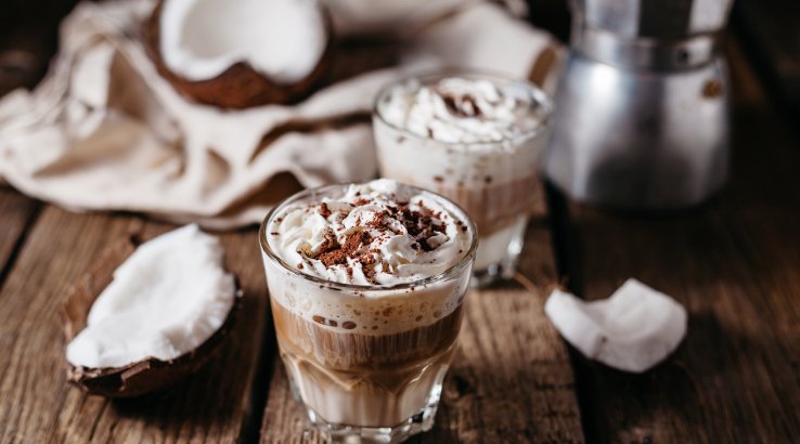 Гарячий шоколад з вершками